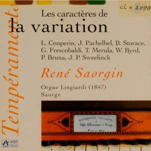 Saorgin Rene - Caracteres De La Variation in the group Externt_Lager /  at Bengans Skivbutik AB (2012757)