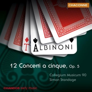 Albinoni - 12 Concerti A Cinque in the group Externt_Lager /  at Bengans Skivbutik AB (2012764)