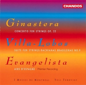 Ginastera/Villa Lobos/Evangeli - Music For Strings in the group Externt_Lager /  at Bengans Skivbutik AB (2013047)