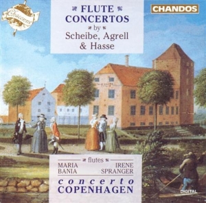 Scheibe / Hasse / Agrell - Flute Concertos in the group Externt_Lager /  at Bengans Skivbutik AB (2013605)