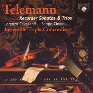 Telemann G P - Recorder Sonatas & Trios in the group Externt_Lager /  at Bengans Skivbutik AB (2015783)