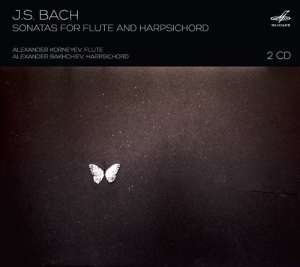 Bach - Sonatas For Flute And Harpsichord in the group Externt_Lager /  at Bengans Skivbutik AB (2016124)