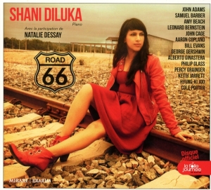 Diluka Shani - Road 66: American Piano Music in the group CD / Klassiskt,Övrigt at Bengans Skivbutik AB (2016923)