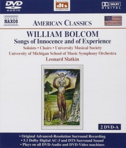 Bolcom William - Songs Of In in the group MUSIK / DVD Audio / Klassiskt at Bengans Skivbutik AB (2034096)
