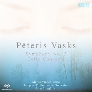 Vasks Peteris - Symphony No. 3, Cello Concerto in the group MUSIK / SACD / Klassiskt at Bengans Skivbutik AB (2034276)