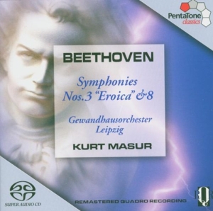 Beethoven - Sinfonien 3 & 8 in the group MUSIK / SACD / Övrigt at Bengans Skivbutik AB (2036405)
