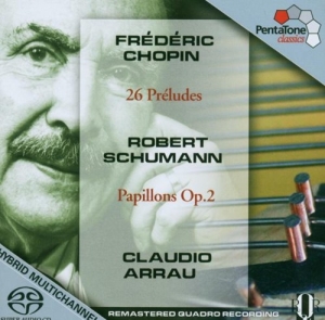 Chopin/Schumann - 26 Preludes/Papillons Op.2 in the group MUSIK / SACD / Övrigt at Bengans Skivbutik AB (2036418)