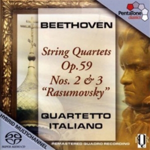 Beethoven - Streichquartette Op.59 2 & 3 in the group Externt_Lager /  at Bengans Skivbutik AB (2036493)