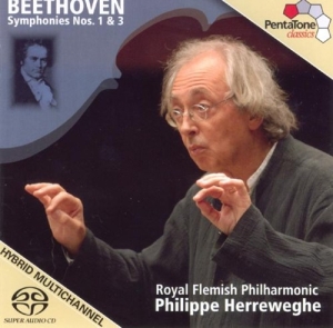 Beethoven - Sinfonien 1+3 in the group MUSIK / SACD / Övrigt at Bengans Skivbutik AB (2036510)