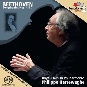 Beethoven - Sinfonien 4 & 7 in the group MUSIK / SACD / Klassiskt at Bengans Skivbutik AB (2036512)