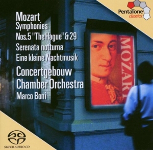Mozart - Sinfonien 5 & 29/Serenata in the group MUSIK / SACD / Klassiskt at Bengans Skivbutik AB (2036709)