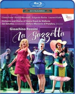 Rossini Gioachino - La Gazzetta (Bd) in the group MUSIK / Musik Blu-Ray / Klassiskt at Bengans Skivbutik AB (2037307)