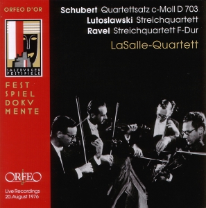 Ravel Maurice / Schubert Franz - String Quartet / String Quartet No. in the group Externt_Lager /  at Bengans Skivbutik AB (2040932)