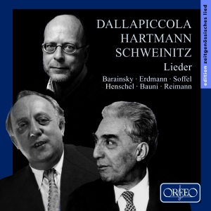 Dallapiccola / Hartmann / Schweinit - Lieder in the group Externt_Lager / at Bengans Skivbutik AB (2042658)