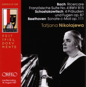 Bach / Beethoven / Shostakovich - Piano Works in the group Externt_Lager /  at Bengans Skivbutik AB (2042699)