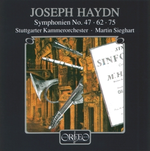 Haydn Joseph - Symphonies Nos. 47,62 & 75 in the group Externt_Lager /  at Bengans Skivbutik AB (2045580)