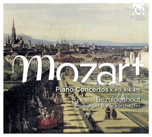 Kristian Bezuidenhout - Mozart Piano Concertos K. 413, 414, 415 in the group CD / Klassiskt,Övrigt at Bengans Skivbutik AB (2070001)