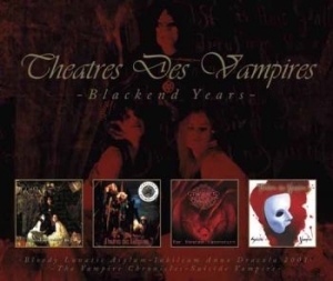 Theatres Des Vampires - Blackened Years (4Cd) in the group CD / New releases / Hardrock/ Heavy metal at Bengans Skivbutik AB (2100457)