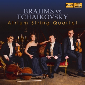 Atrium String Quartet - Brahms Vs. Tchaikovsky in the group Externt_Lager /  at Bengans Skivbutik AB (2109783)