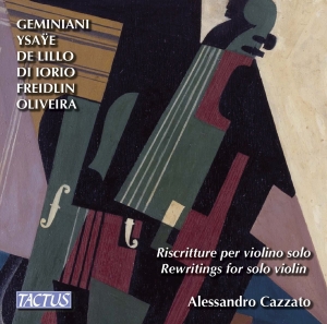 Alessandro Cazzato - Rewritings For Solo Violin in the group Externt_Lager /  at Bengans Skivbutik AB (2109800)
