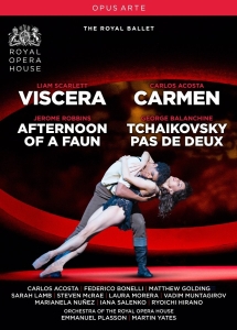 Royal Opera House - Viscera, Carmen, Afternoon Of A Fau in the group MUSIK / Musik Blu-Ray / Klassiskt at Bengans Skivbutik AB (2109808)