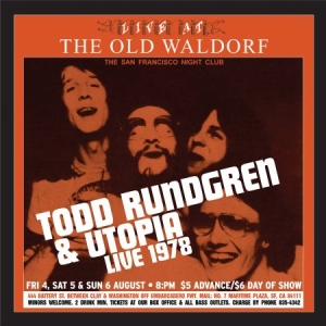 Rundgren Todd & Utopia - Live At The Old Waldorf in the group VINYL / Rock at Bengans Skivbutik AB (2168004)