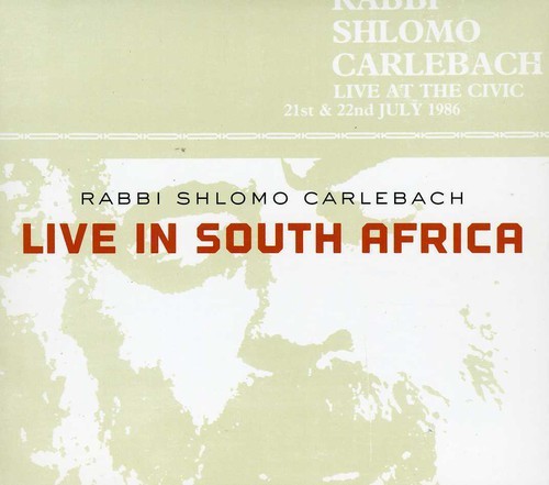 Carlebach Shlomo - Live In South Arica in the group CD / Worldmusic/ Folkmusik at Bengans Skivbutik AB (2236620)