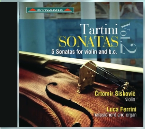 Crtomir Siskovic Luca Ferrini - 5 Sonatas For Violin in the group Externt_Lager /  at Bengans Skivbutik AB (2253527)