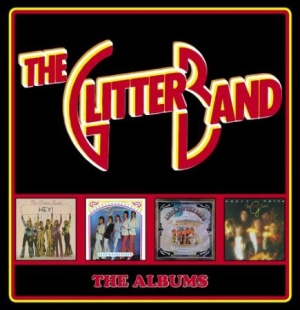 Glitter Band - Albums: Deluxe Four Cd Boxset in the group CD / Pop-Rock at Bengans Skivbutik AB (2255718)