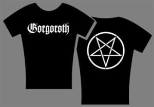 Gorgoroth - T/S Girlie Pentagram (L) in the group OTHER / BW-T-shirts at Bengans Skivbutik AB (2284859)