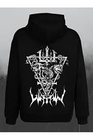 Watain - Zip Hood Snakes And Wolves Black (X in the group OTHER / Merchandise at Bengans Skivbutik AB (2285111)