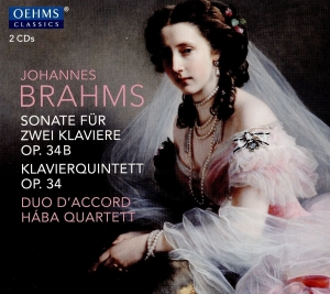 Duo D'accord Hába Quartett - Sonata For Two Pianos & Piano Quint in the group Externt_Lager / at Bengans Skivbutik AB (2438427)