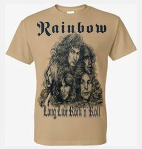 Rainbow - Rainbow T-Shirt Long Live Rock 'n' Roll in the group Minishops / Dio at Bengans Skivbutik AB (2452351)