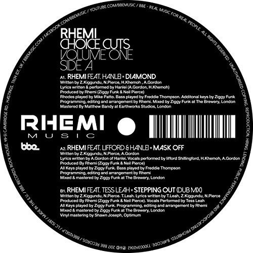 Rhemi - Choice Cuts 1 in the group VINYL / Dans/Techno at Bengans Skivbutik AB (2461829)