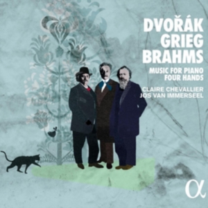 Brahms Johannes Dvorák Antonin - Music For Piano Four Hands in the group Externt_Lager / at Bengans Skivbutik AB (2482666)