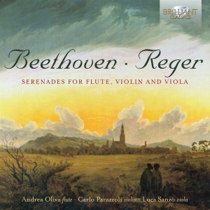 Beethoven Ludwig Van Reger Max - Serenades For Flute, Violin And Vio in the group Externt_Lager /  at Bengans Skivbutik AB (2491279)