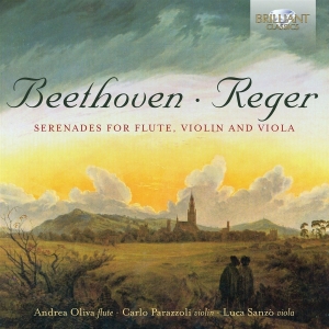Beethoven Ludwig Van Reger Max - Serenades For Flute, Violin And Vio in the group Externt_Lager / at Bengans Skivbutik AB (2491279)