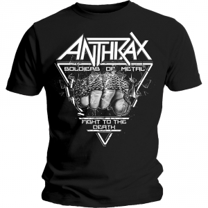 Anthrax - Soldier Of Metal Ftd Uni Bl    in the group MERCH / T-Shirt /  at Bengans Skivbutik AB (2620415r)