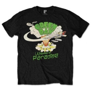 Green Day -  Welcome To Paradise Mens Black T Shirt (L) in the group OTHER / Merch T-shirts / T-shirt Kampanj at Bengans Skivbutik AB (2626228)
