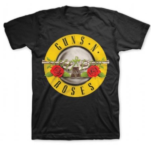 Guns N Roses -  Guns N Roses Classic Logo Black T Shirt (L) in the group MERCHANDISE / T-shirt / Heavy Metal at Bengans Skivbutik AB (2626279)