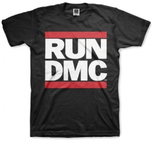 Run Dmc - Logo Uni Bl T-Shirt in the group MERCHANDISE / T-shirt / Hip Hop-Rap at Bengans Skivbutik AB (2628351)
