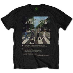 The Beatles - Abbey Road 8 Track Uni Bl    in the group MERCHANDISE / T-shirt / Pop-Rock at Bengans Skivbutik AB (2629752r)