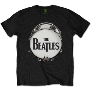 The Beatles - Original Drum Skin Uni Bl    in the group MERCHANDISE / T-shirt / Pop-Rock at Bengans Skivbutik AB (2629766r)