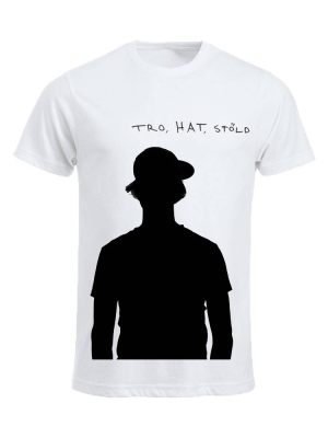 Timo Räisänen - T-shirt White - Tro, Hat, Stöld in the group OTHER / Merch T-shirts at Bengans Skivbutik AB (2647568)