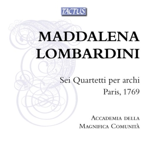 Lombardini Maddalena - Six String Quartets, Paris 1769 in the group Externt_Lager /  at Bengans Skivbutik AB (2721360)