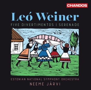 Weiner Leo - Five Divertimentos & Serenade in the group Externt_Lager /  at Bengans Skivbutik AB (2728264)