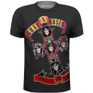 Guns N' Roses - Guns N' Roses Appetite For Destruction T-shirt L in the group CDON - Exporterade Artiklar_Manuellt / T-shirts_CDON_Exporterade at Bengans Skivbutik AB (2731936)