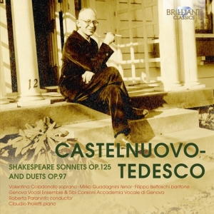 Castelnuovo-Tedesco Mario - Shakespeare Sonnets Op.125 & Duets in the group Externt_Lager /  at Bengans Skivbutik AB (2822326)