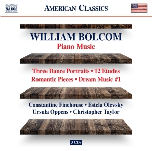 Bolcom William - Music For Solo Piano (3 Cd) in the group Externt_Lager /  at Bengans Skivbutik AB (2925329)