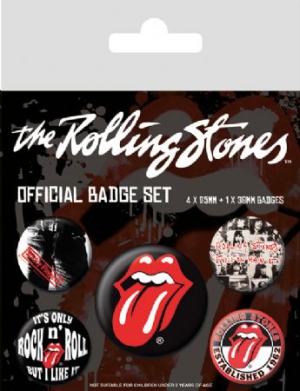 Rolling Stones - Rolling Stones (Classic) Badge Pack Pin in the group MERCHANDISE / Pin-Button Badge / Pop-Rock at Bengans Skivbutik AB (2988052)